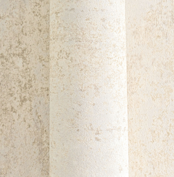 Wallpaper decorative plain col. white/grey