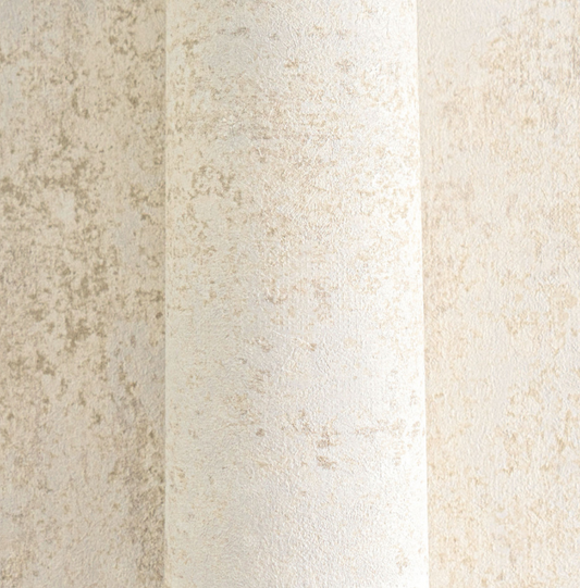 Wallpaper decorative plain col. white/grey