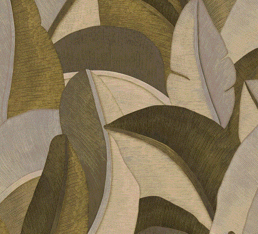 Wallpaper jungle design col. green