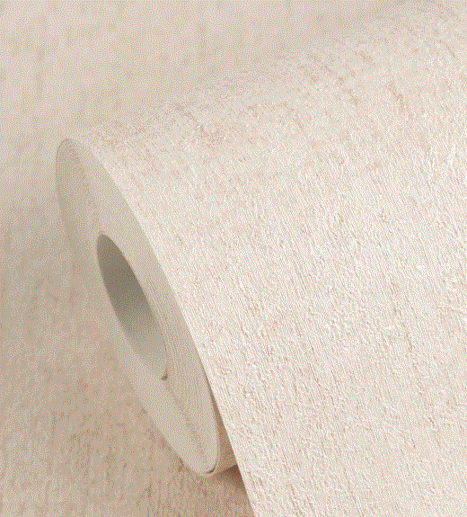 Wallpaper plain col. cream metalic