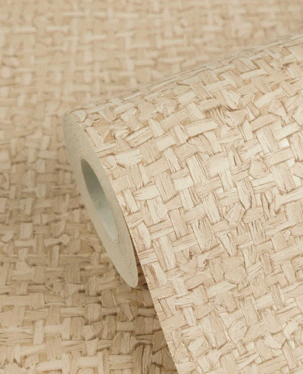 Wallpaper plain decorative col. cream