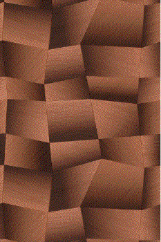 Wallpaper geometric design col. brown