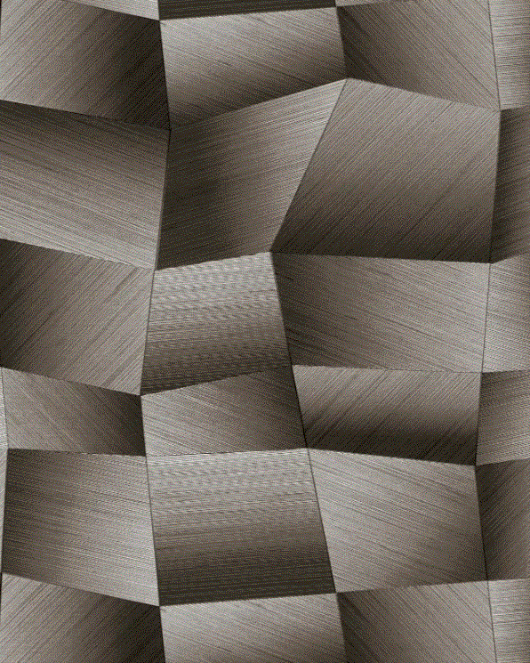 Wallpaper geometric design col. black/grey