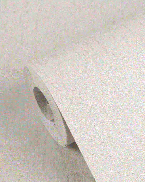 Wallpaper plain col. blue/cream