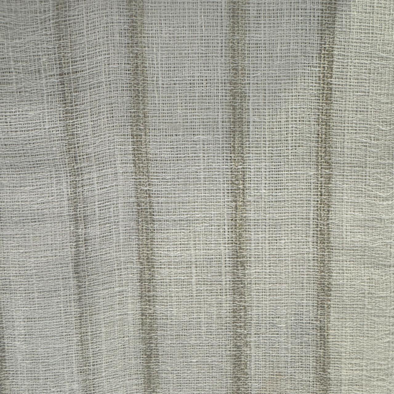Sheer striped design col.beige (double width)