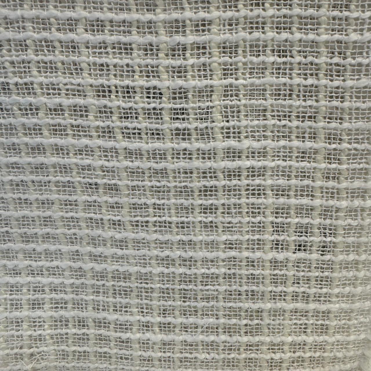 Sheer design col. Off-White (double width)
