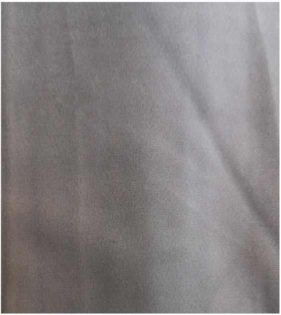 Velvet plain col. grey ( single width)
