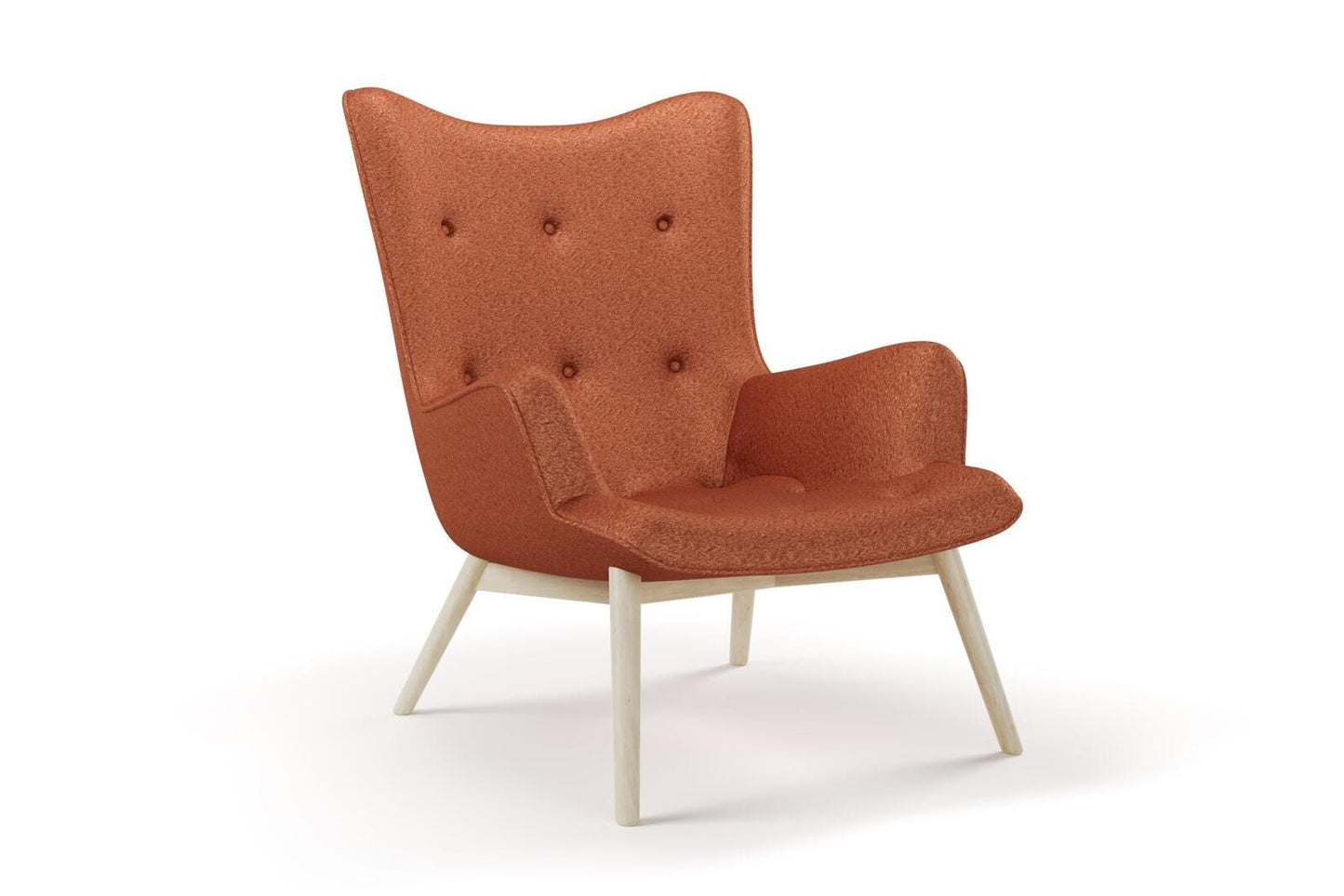 (FR)Plain chenille col. brown (single width)