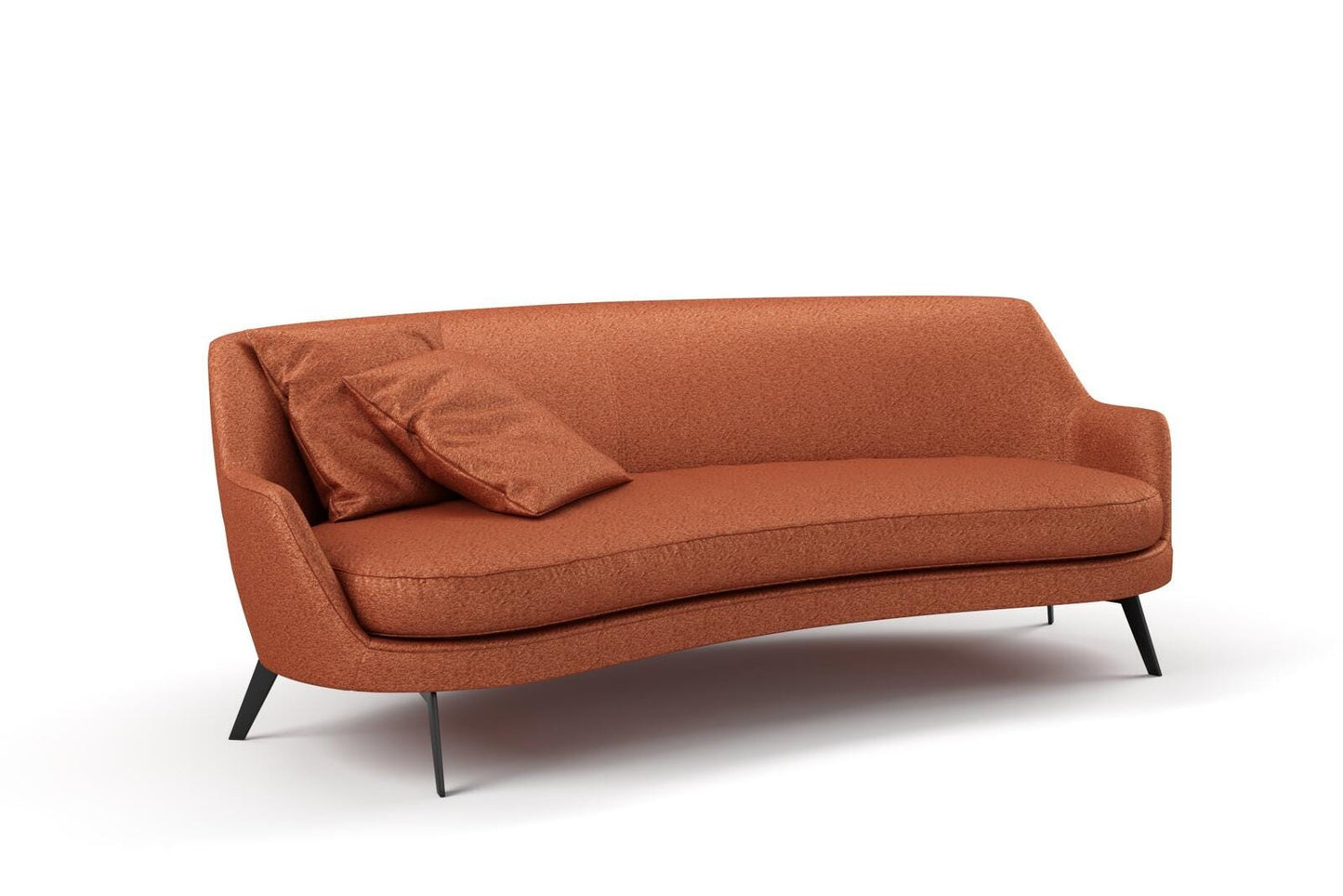 (FR)Plain chenille col. brown (single width)
