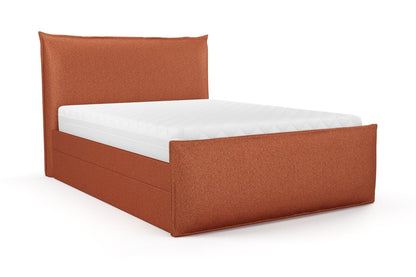 (FR)Plain chenille col. brown (single width)