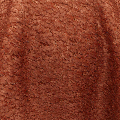 (FR)Plain chenille col. brown (single width)