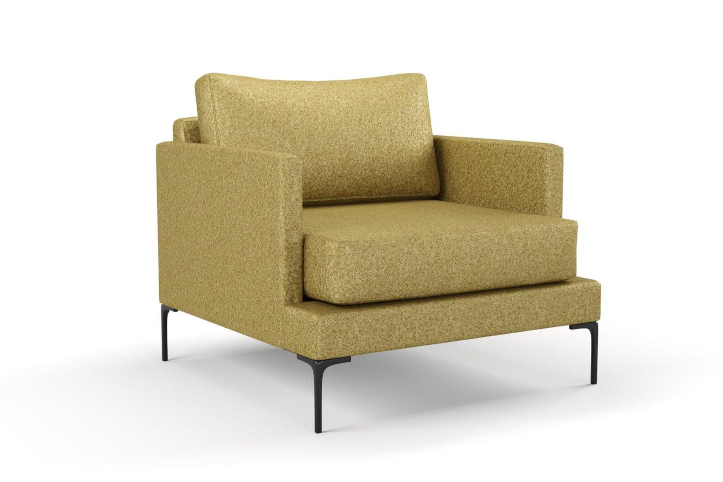 (FR)Plain chenille col. green (single width)