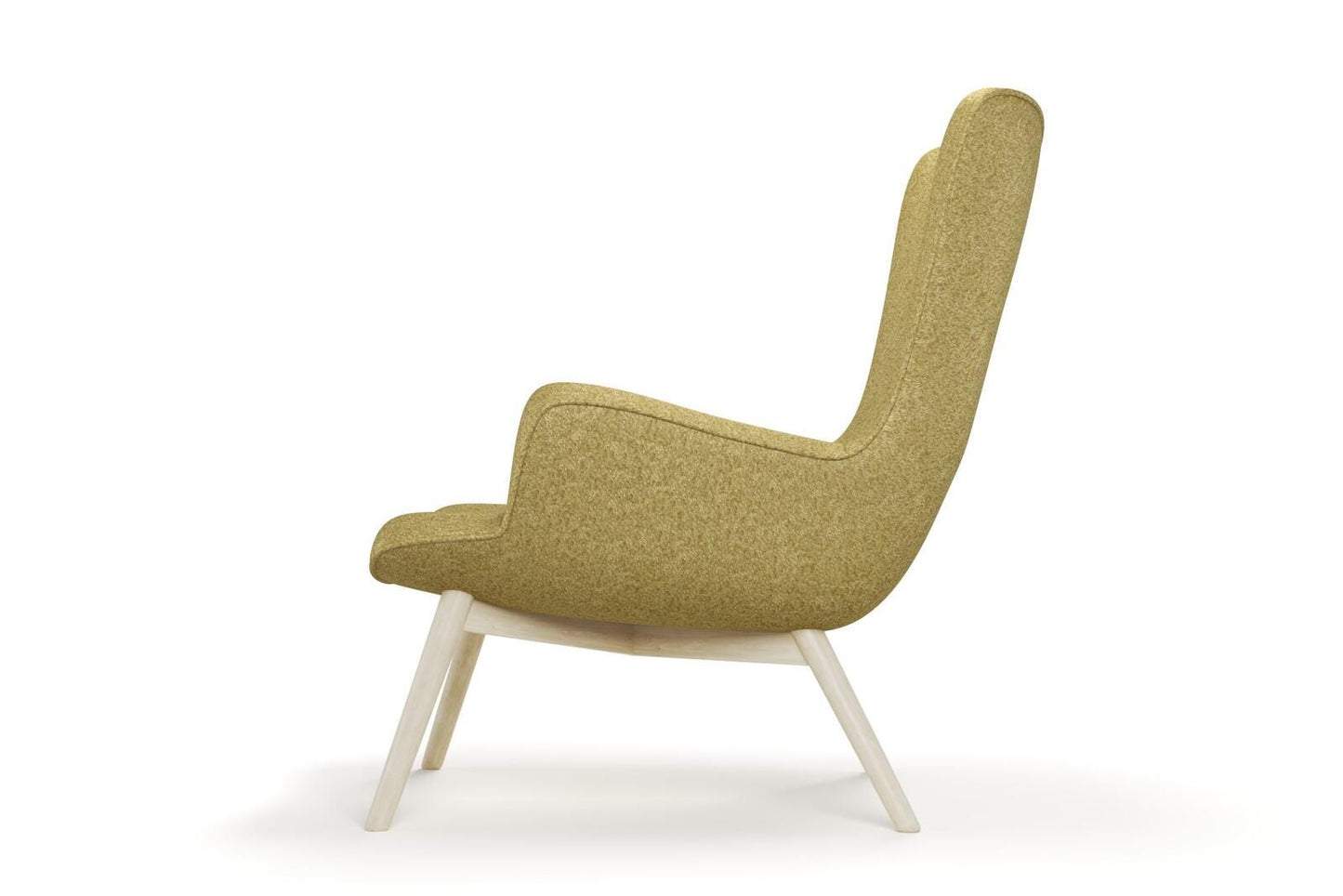 (FR)Plain chenille col. green (single width)