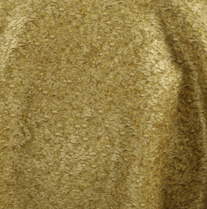 (FR)Plain chenille col. green (single width)