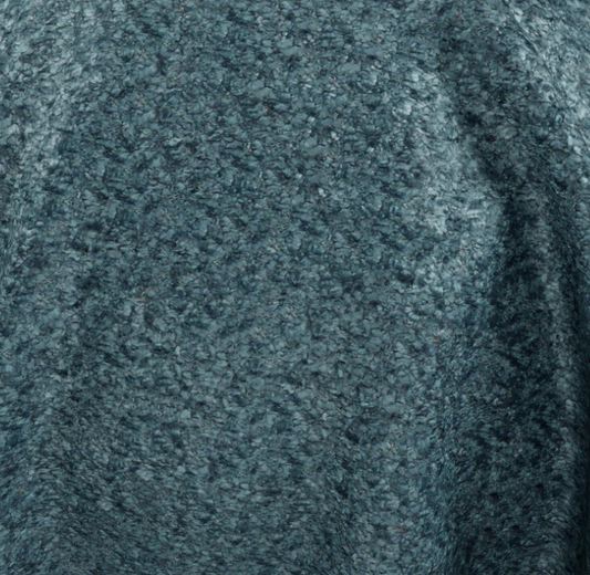 (FR)Plain chenille col. blue (single width)