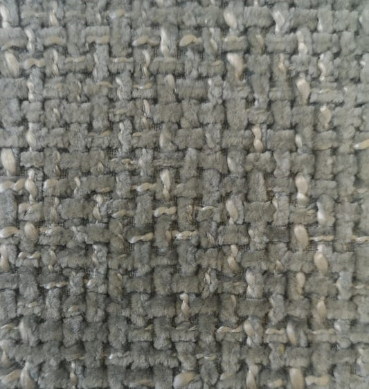 Fabric boucle col.blue ( single width)