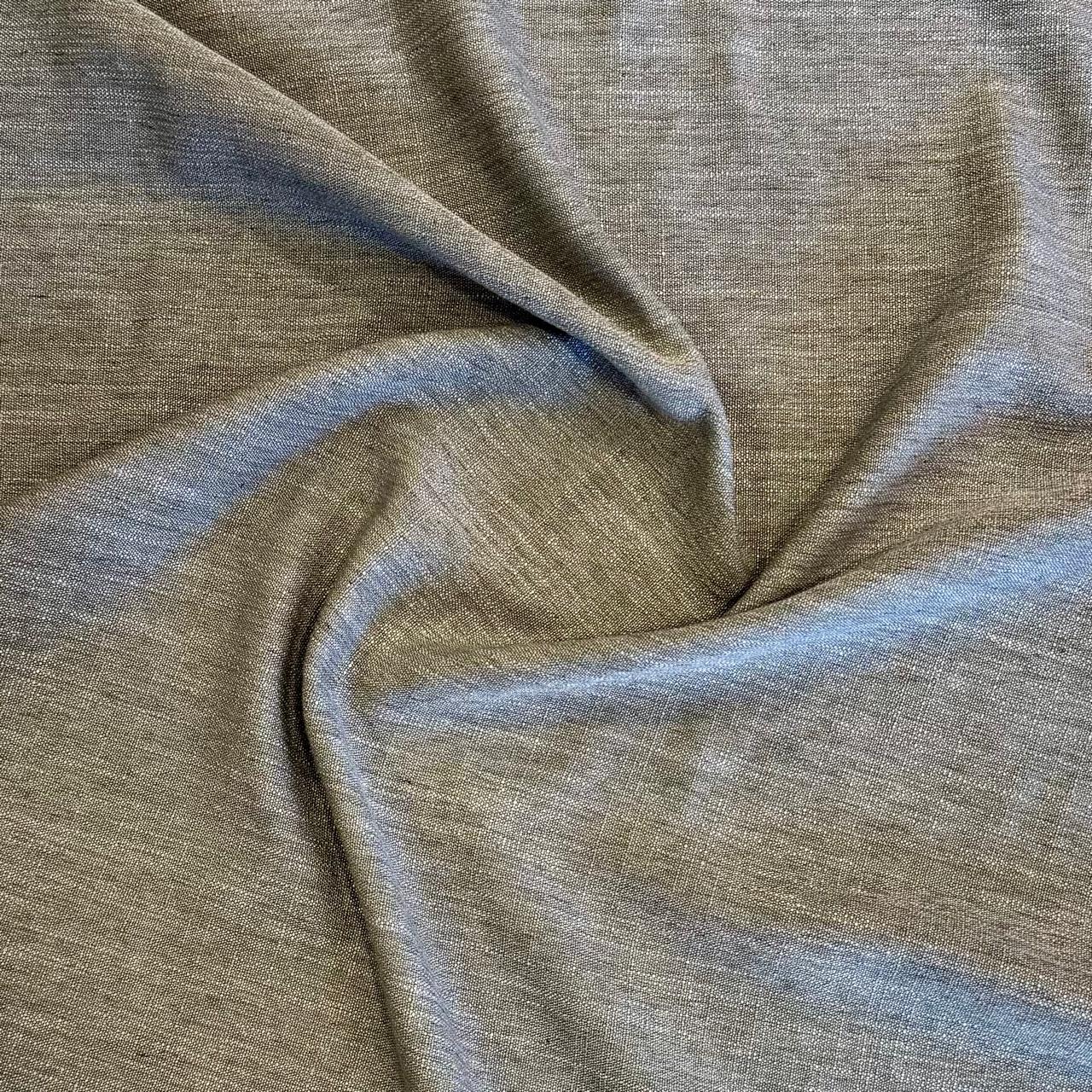 Curtain plain col. grey (double width)