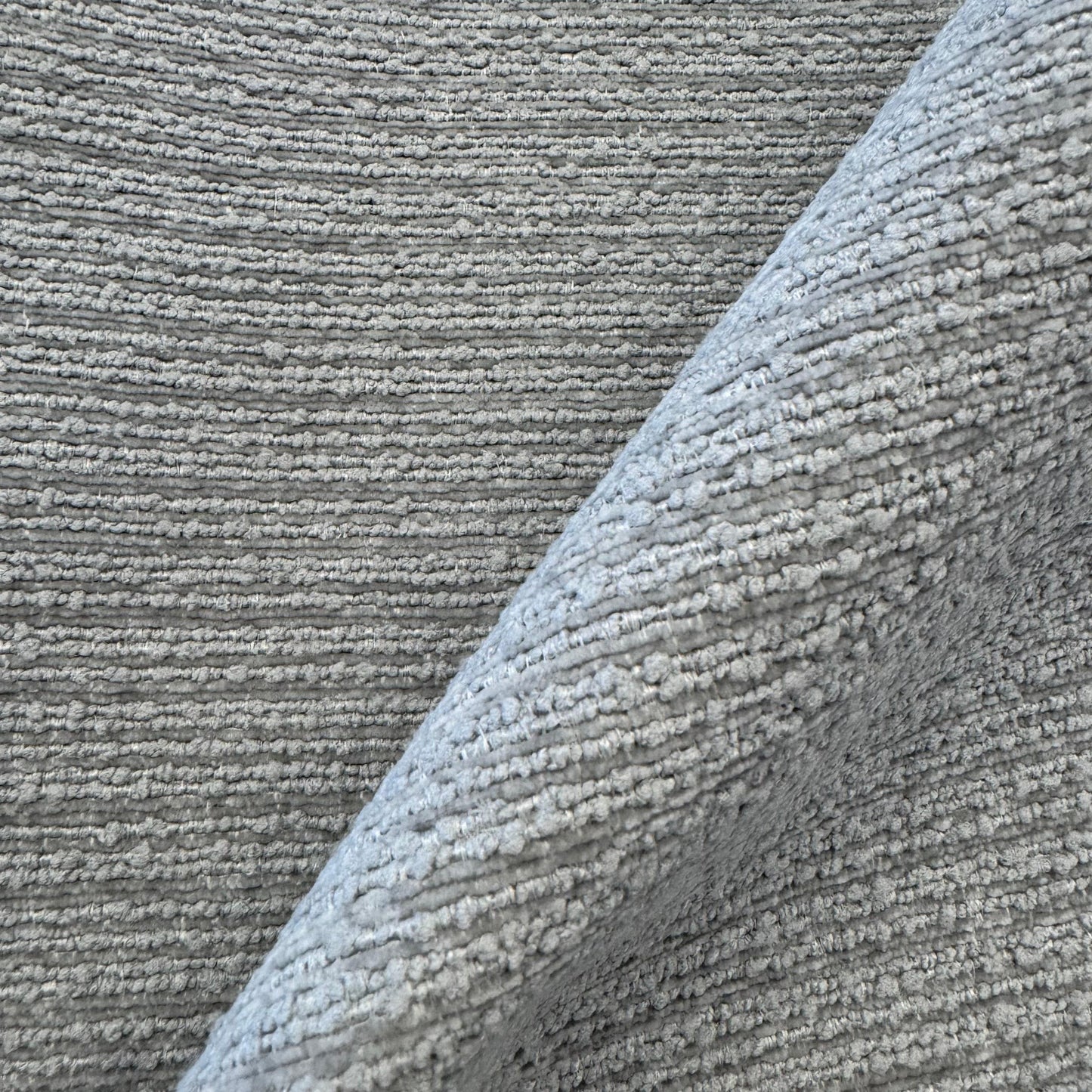 Fabric boucle col. light grey (single width)