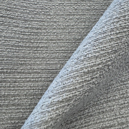 Fabric boucle col. light grey (single width)