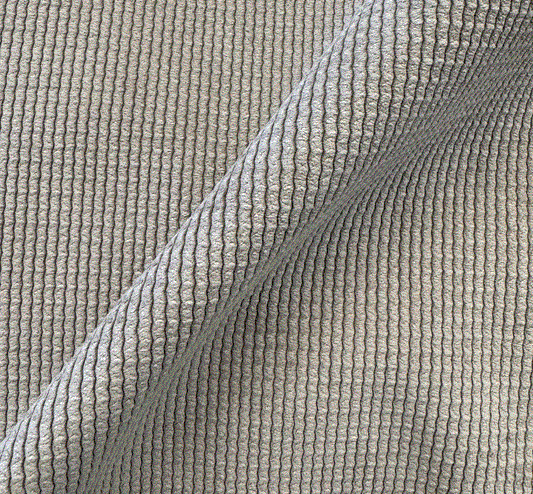Fabric striped design col. greige (single width)