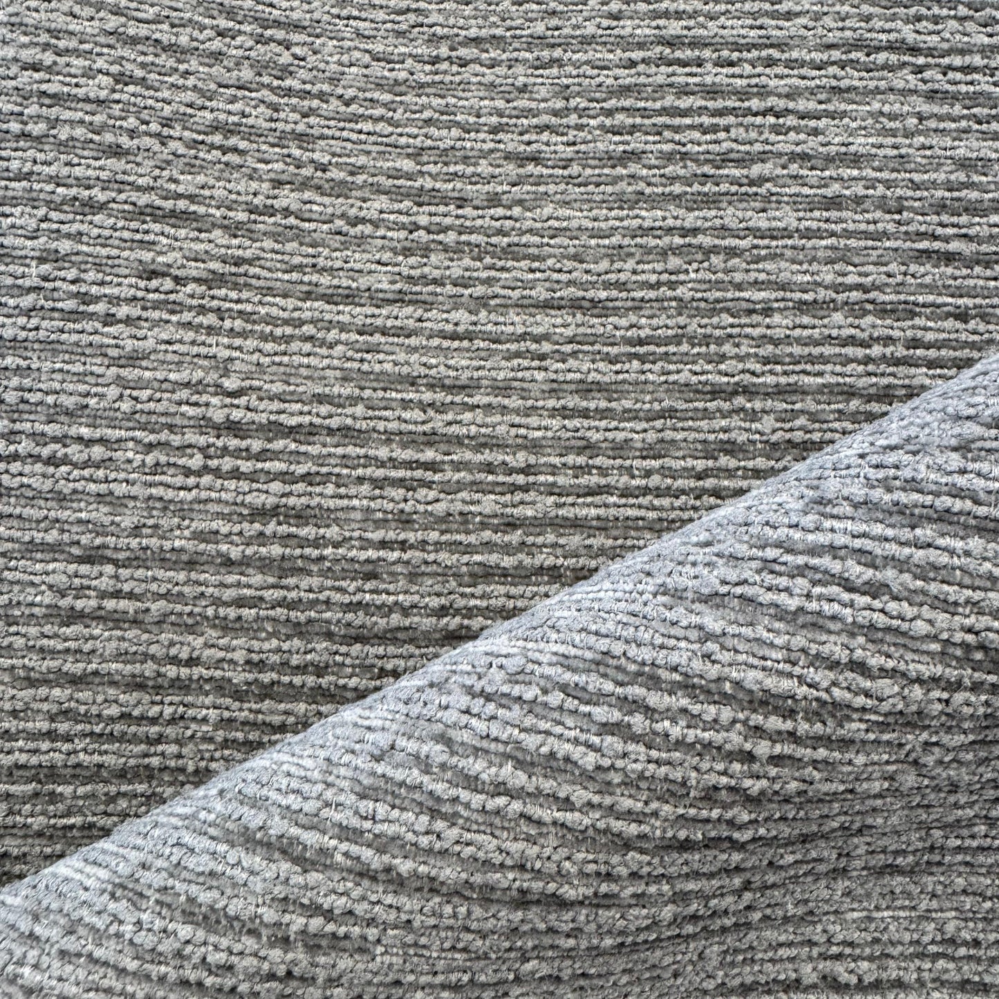 Fabric boucle plain col. dark grey (single width)