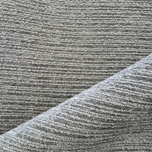 Fabric boucle plain col. dark grey (single width)