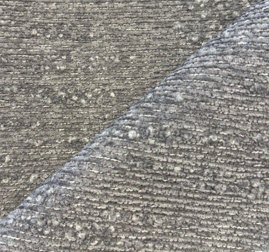 Fabric boucle col. dark grey (single width)