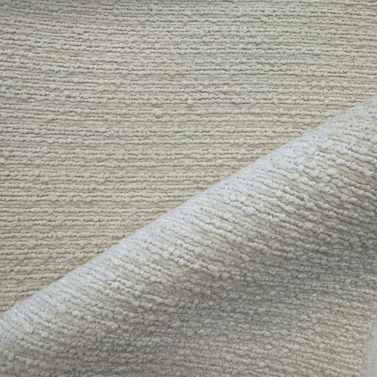 Fabric boucle col. ivory (single width)