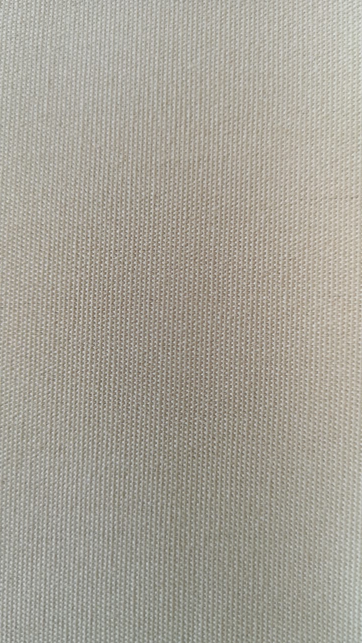 Outdoor Fabric plain col. beige (single width)