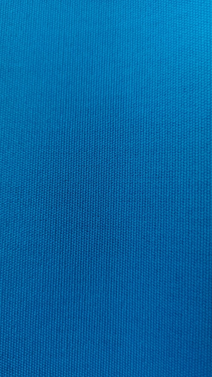 Outdoor Fabric plain col. blue (single width)