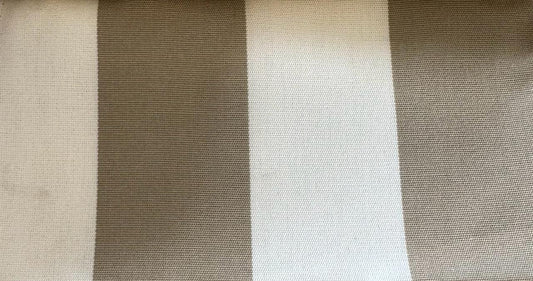 Outdoor Striped  Design col.white/beige (single width)