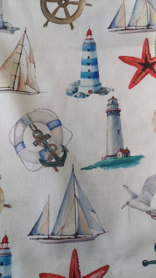 Fabric design col. multicolor ( double width)