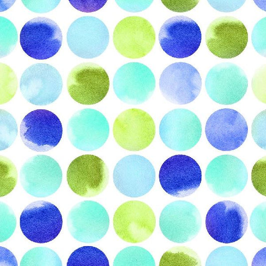 Fabric design col. multicolor ( single width)