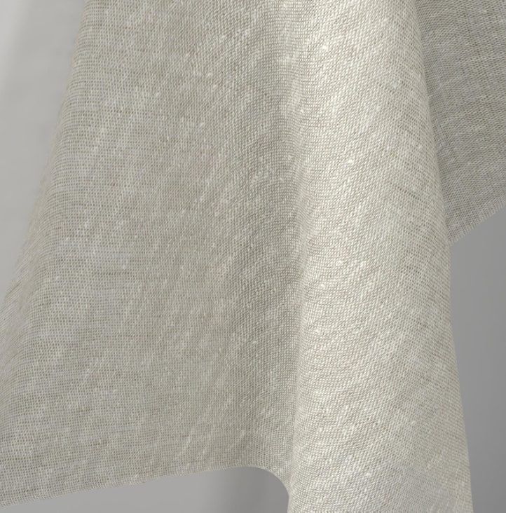 Sheer plain col.greige (double width)