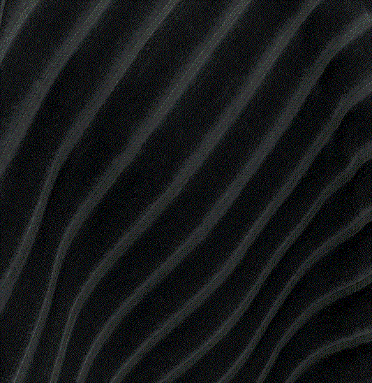 (FR) Fabric velvet striped design col. black ( FiberGuard) (single width)