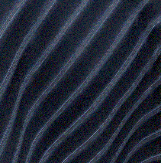 (FR) Fabric velvet striped design col. blue navy ( FiberGuard) (single width)