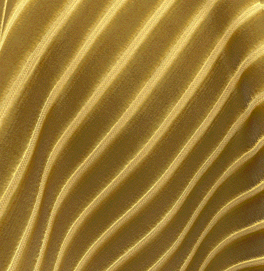(FR) Fabric velvet striped design col. yellow ( FiberGuard) (single width)