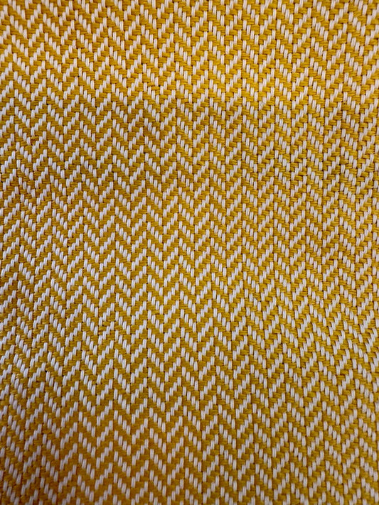 Outdoor fabric zigzag design col. yellow (single width)