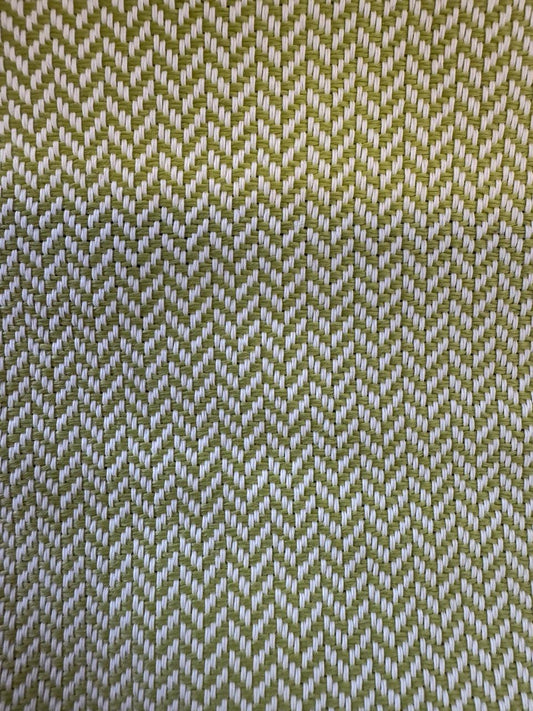 Outdoor fabric zigzag design col. green (single width)