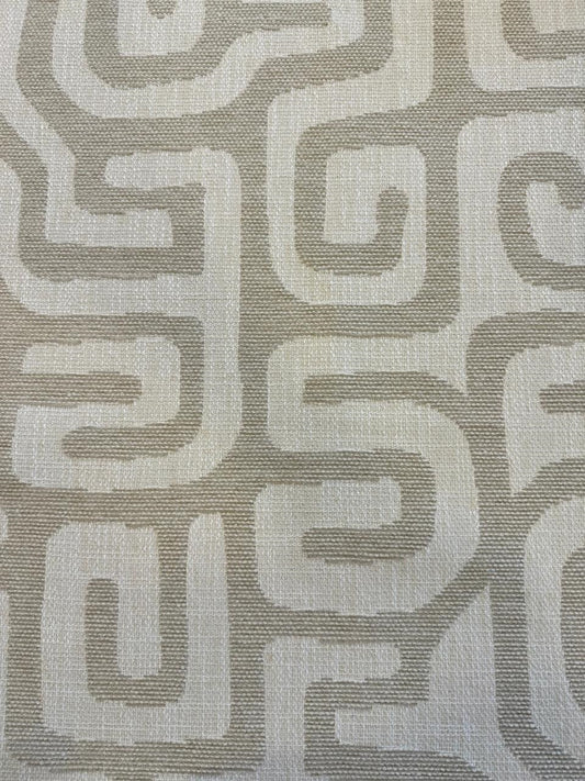 Fabric design col.beige (single width)