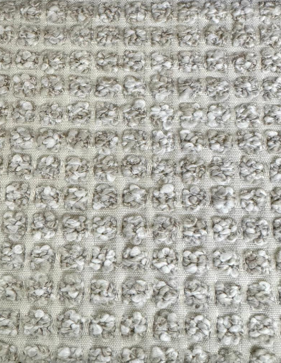 Fabric dots design col. light grey (single width)