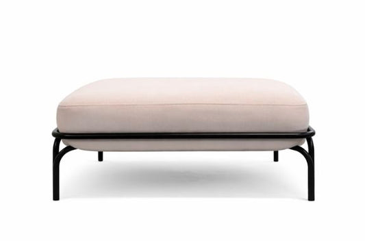 OTTOMAN 70X70 OUTDOOR/BLACK