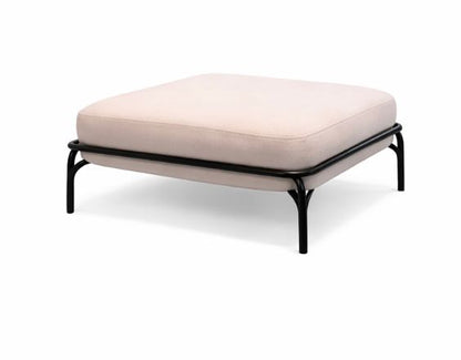 OTTOMAN 70X70 OUTDOOR/BLACK