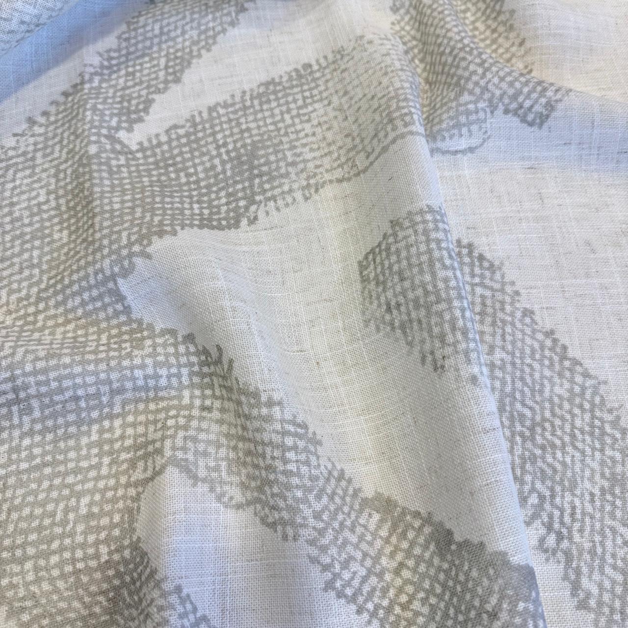 Sheer digital design col. grey (double width)