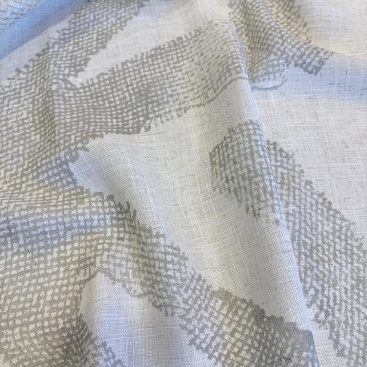 Sheer digital design col. grey (double width)