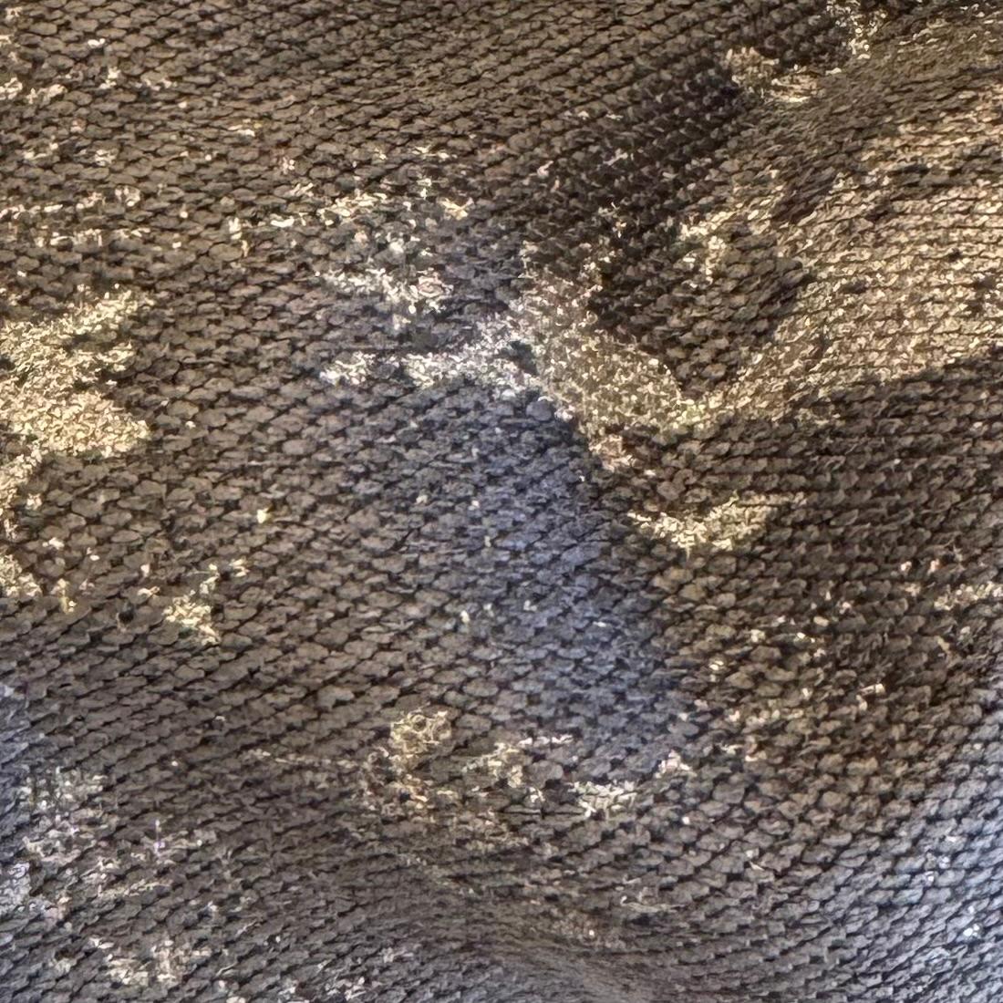 Curtain textured design col. dark grey (double width)