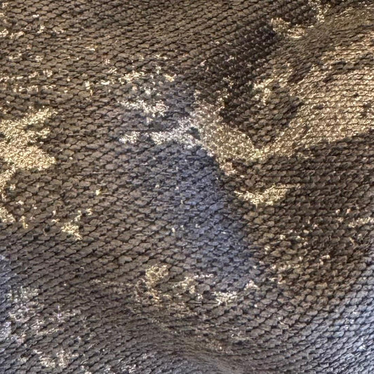 Curtain textured design col. dark grey (double width)