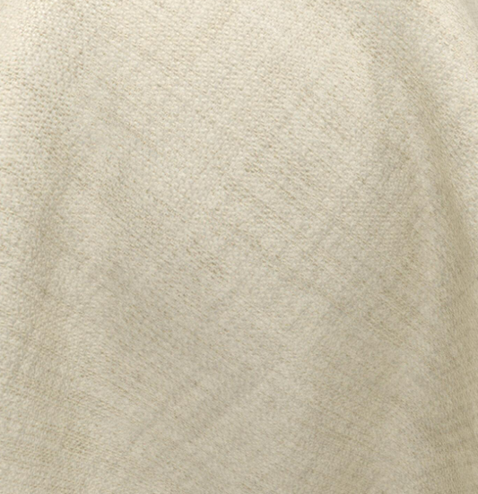 (FR) Curtain linen effect plain col. beige (double width)