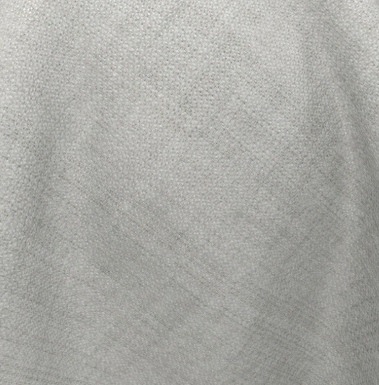 (FR) Curtain linen effect plain col. grey (double width)