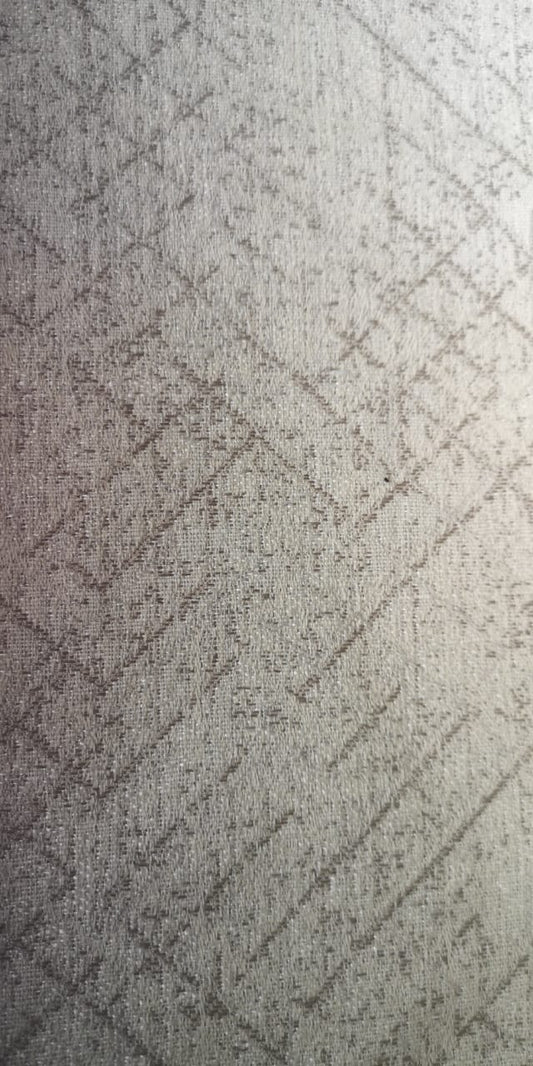 Diagonal pattern col. Silver/beige